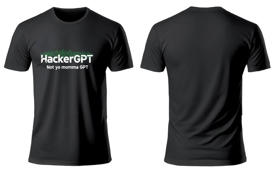 HackerGPT: Not yo momma GPT t-shirt